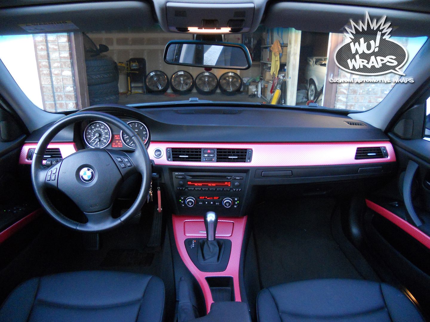 Bmw E90 Pink Carbon Fiber Wrapped Trim Wu! Wraps 12 Photo by wu99wu